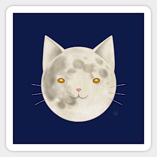 Moon Cat Sticker